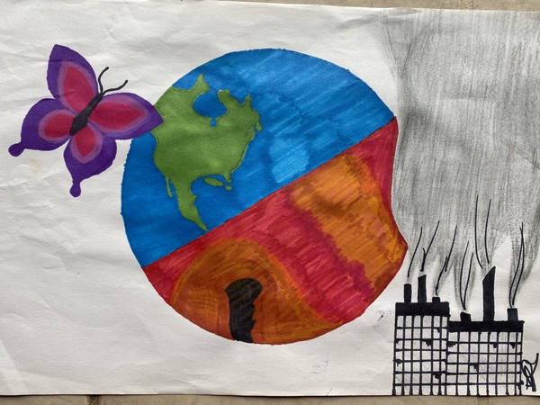 The World Before and After by Izak Ortiz-Porras, Grade 8