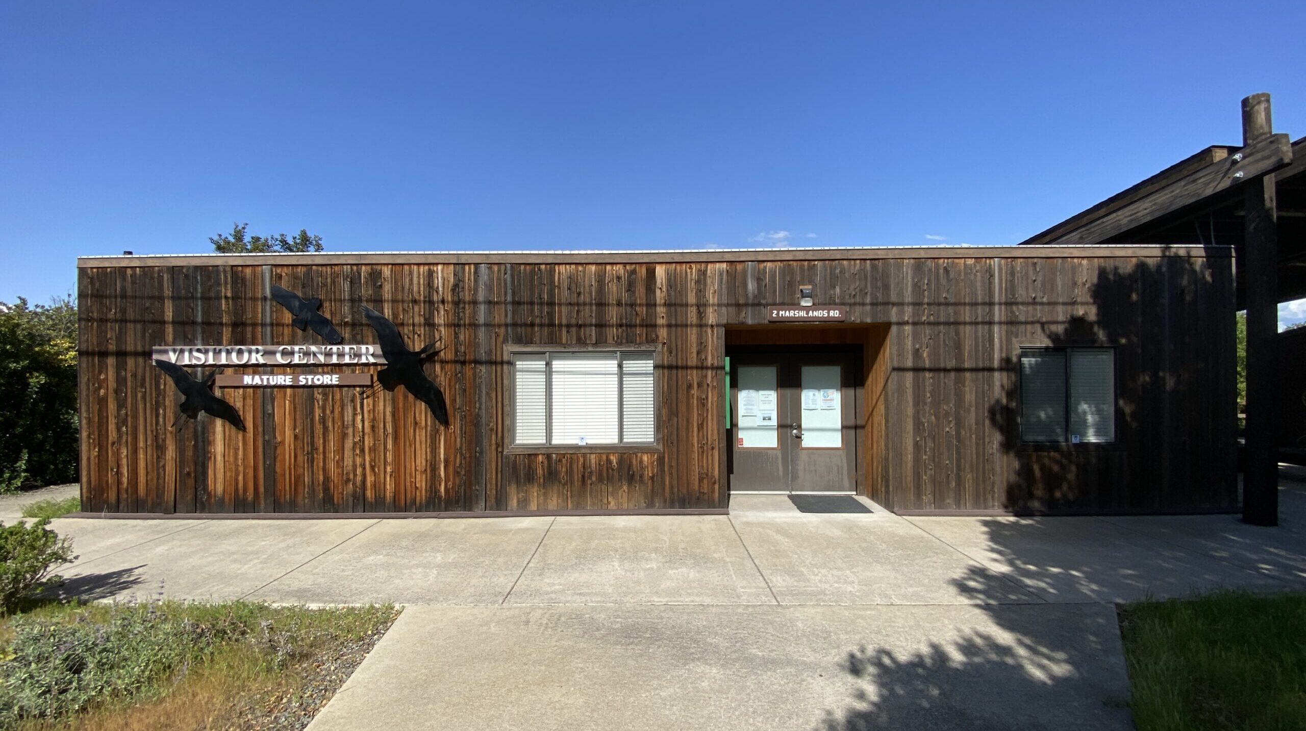 Exterior of the Visitor Center at Don Edwards San Francisco Bay National Wildlife Refuge