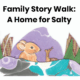 Banner with artwork from A Home for Salty book.