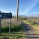 La Riviere Marsh trail and sign.