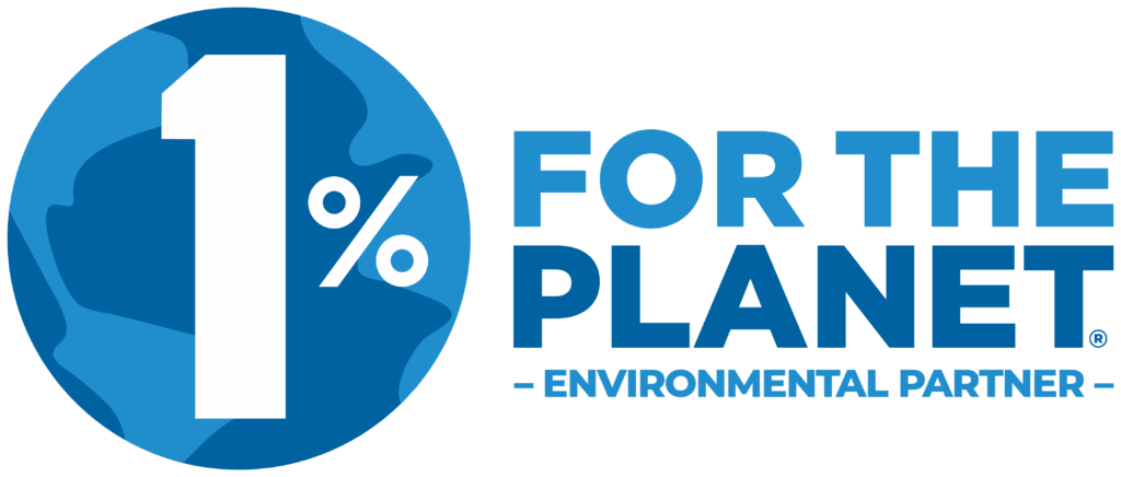 One percent for the planet logo