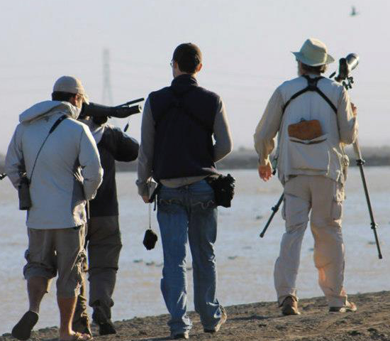 Judy and Jerry Steenhoven from the Ohlone Audubon Society led the Bird Walk Survey. Image courtesy US Fish and Wildlife Service