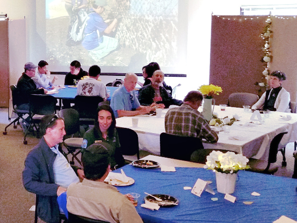 2017 Annual Volunteer Appreciation Banquet at the Don Edwards San Francisco Bay National Wildlife Refuge. Credit Colter Cook.