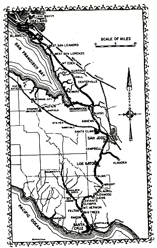 Map of San Francisco Bay