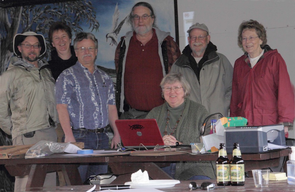 Current Board of Directors (left to right): Dr. Chris Kitting, Cheryl Davis, Terry Smith, Varon Smith, Ceal Craig, John Bradley (FWS), Sue TenEyck. (Missing: David Riensche, Karen Maxwell, Bart Anderson.)